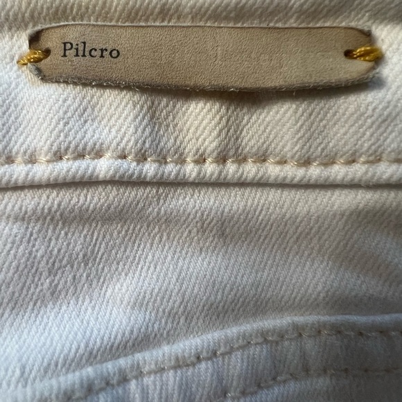 EUC-Anthropologie Jean Pilcro & Letterpress
Cream Moto Zipper Ankle Biker Sz 33 - Picture 8 of 10